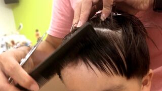 子供　美容院　はじめて
